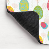 Colorful Easter Eggs Pattern Muismat (Hoek)
