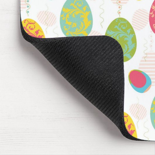 Colorful Easter Eggs Pattern Muismat (Hoek)