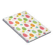 Colorful Easter Eggs Pattern Notitieboek (Rechterzijde)