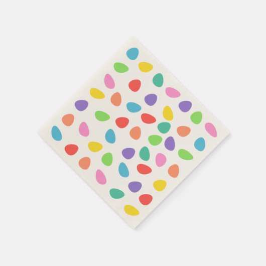 Colorful Easter Eggs Pattern Servet (Hoek)