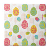 Colorful Easter Eggs Pattern Tegeltje (Voorkant)