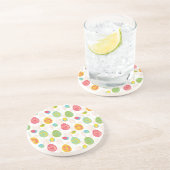 Colorful Easter Eggs Pattern Zandsteen Onderzetter (Zijkant)