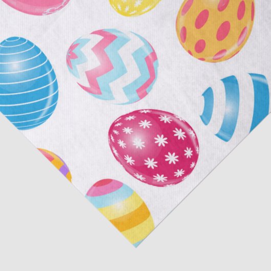 Colorful Easter Eggs Tissuepapier (Detail)