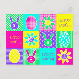 Colorful Easter Feestdagenkaart