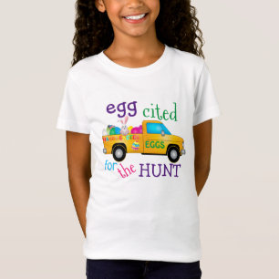 Colorful Easter Hunt Bunny Truck T-Shirt