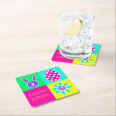 Colorful Easter Kartonnen Onderzetters (Insitu)