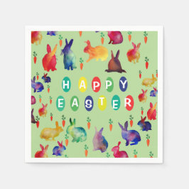 Colorful Easter Paper Napkins Servet