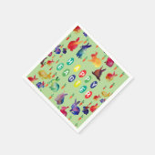 Colorful Easter Paper Napkins Servet (Hoek)