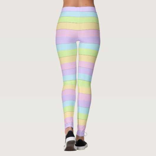 Colorful Easter Pastel-Leggings Leggings (Achterkant)