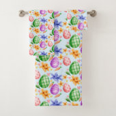 Colorful Easter Spring Bad Handdoek (Insitu)