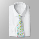 Colorful Easter Spring Patroon | Necktie Stropdas (Gebonden)