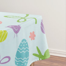 Colorful Easter Spring Patroon | Tablecloth