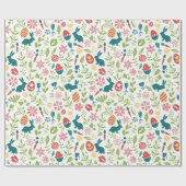 Colorful Easter Symbols naadloos patroon Cadeaupapier (Vlak)