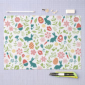 Colorful Easter Symbols naadloos patroon Tissuepapier (Craft)