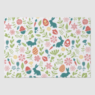 Colorful Easter Symbols naadloos patroon Tissuepapier