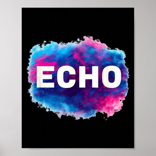Colorful Echo Look  Poster (Voorkant)