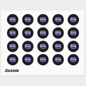 Colorful Echo Look Ronde Sticker (Vel)