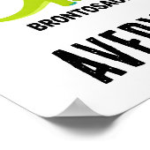 Colorful Educational Dinosaurs Kids Room Poster (Hoek)