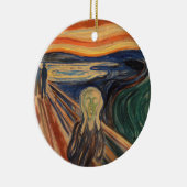 Colorful Edvard Munch de schilder Keramisch Ornament (Rechts)