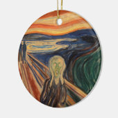 Colorful Edvard Munch de schilder Keramisch Ornament (Links)