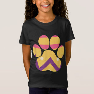 Colorful Egg Easter Paw Funny Dog Cat Lovers Gift T-shirt