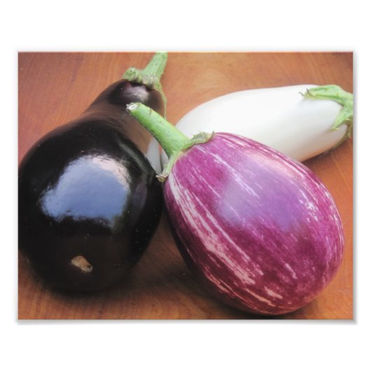 Colorful Eggplant-foto Foto Afdruk (Voorkant)