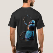 Colorful Egyptian  Beetle – Pharaonic Art Design T-shirt (Achterkant)