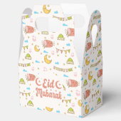 Colorful Eid Mubarak Eid Goodie Favor Box Bedankdoosjes (Geopend)