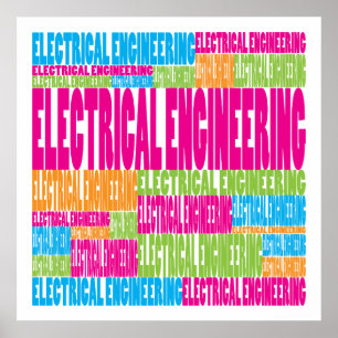 Colorful Electrical Engineering Poster