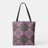 Colorful Elegance Monogram Tote Bag (Achterkant)