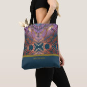 Colorful Elegance Monogram Tote Bag (Dichtbij)