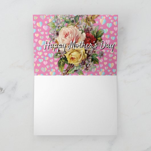 Colorful Elegant Moederdag Kaart (Binnen)