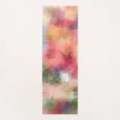 Colorful Elegant Trendy Abstract Art Blue Red Yogamat (Voorkant)