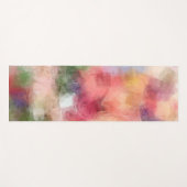 Colorful Elegant Trendy Abstract Art Blue Red Yogamat (Voorkant (horizontaal))