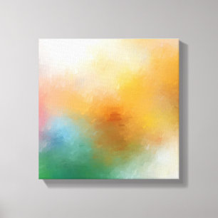 Colorful Elegant Trendy Moderne Abstracte Art Work Canvas Afdruk