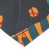 Colorful Elegant Tropical Leaves en Flowers | Tafelkleed (Gekanteld)