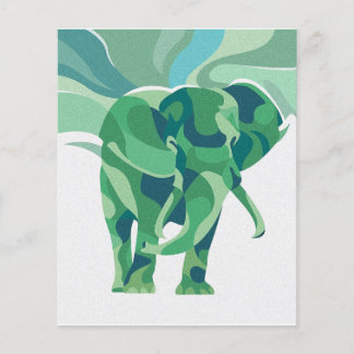 Colorful Elephant Gift | Funny Gift for Valentijns Flyer