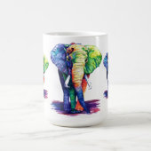 Colorful elephant koffiemok (Center)