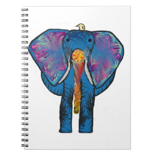 Colorful Elephant-laptop Notitieboek