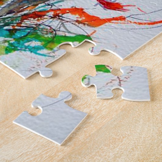 Colorful elephant legpuzzel (Zijkant)