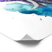 Colorful Elephant Watercolor Artwork Poster (Hoek)