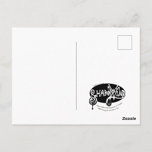 Colorful Elephant Waterfall Briefkaart (Achterkant)