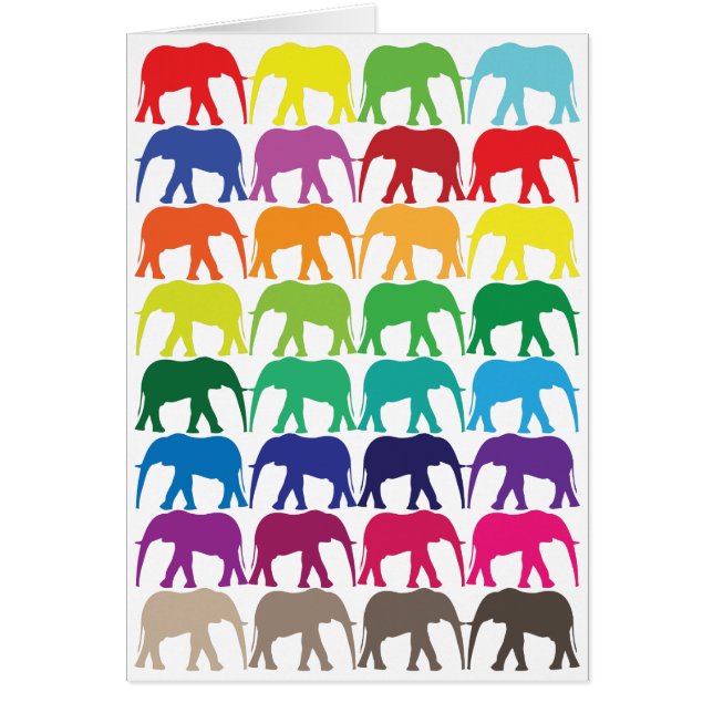 Colorful Elephants (Voorkant)