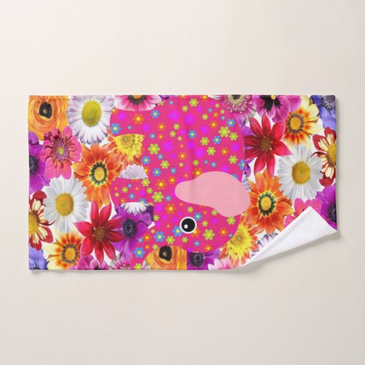 Colorful Elephants Bathroom Towel sets Bad Handdoek (Handdoek)