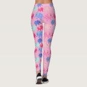 Colorful Elephants Pink Leggings (Achterkant)
