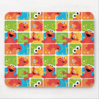 Colorful Elmo Grid Pattern