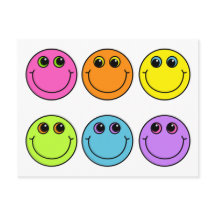 Colorful Emoji Faces