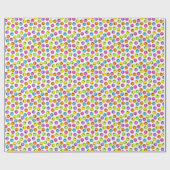 Colorful Emoji Faces Cadeaupapier (Vlak)