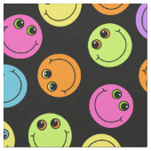 Colorful Emoji Faces Stof (Close Up)