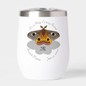 Colorful Emperor Moth Monogram (Voorkant)